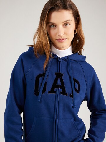 GAP - Sudadera con cremallera en azul