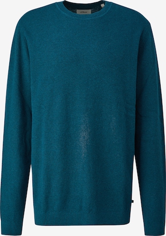 Pull-over s.Oliver Men Big Sizes en bleu : devant