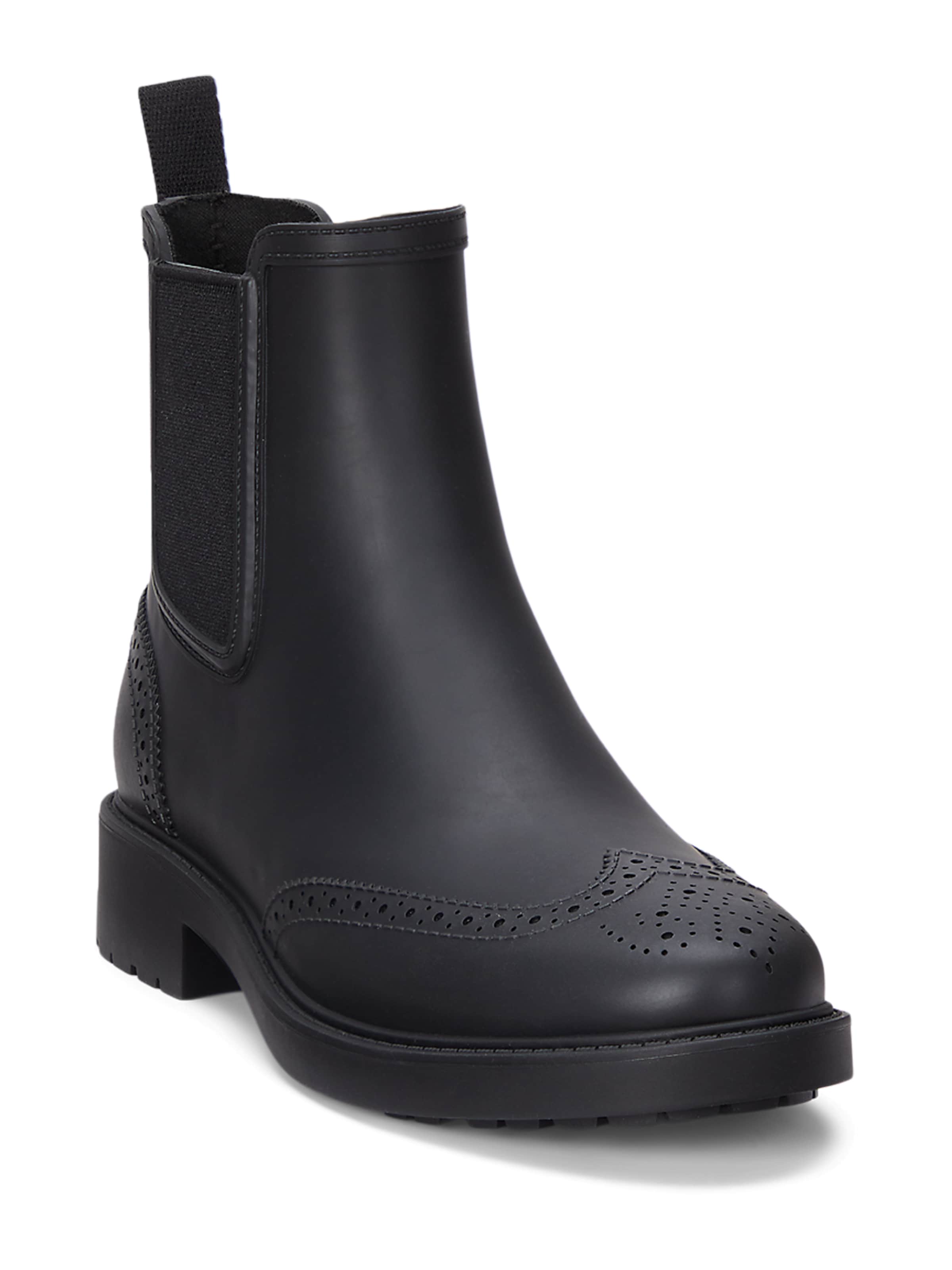 Chelsea Boots 'PRESLIE' Lauren Ralph Lauren en noir : devant
