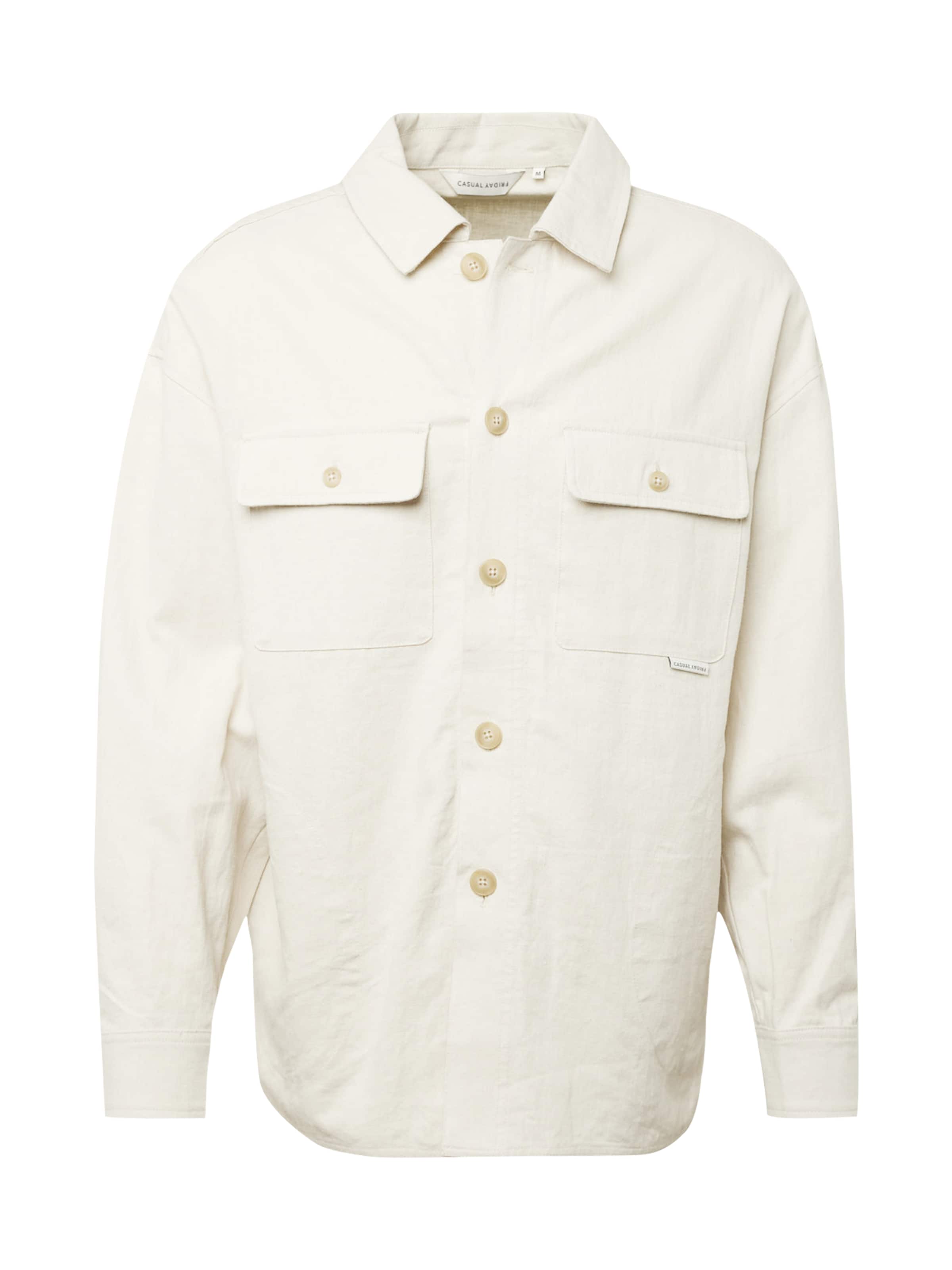 Casual Friday Rovný strih Prechodná bunda 'August' - Béžová: predná strana