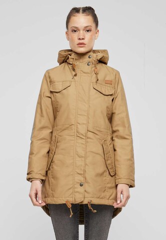 Brandit Prechodná parka 'Marsh Lake' - Hnedá: predná strana