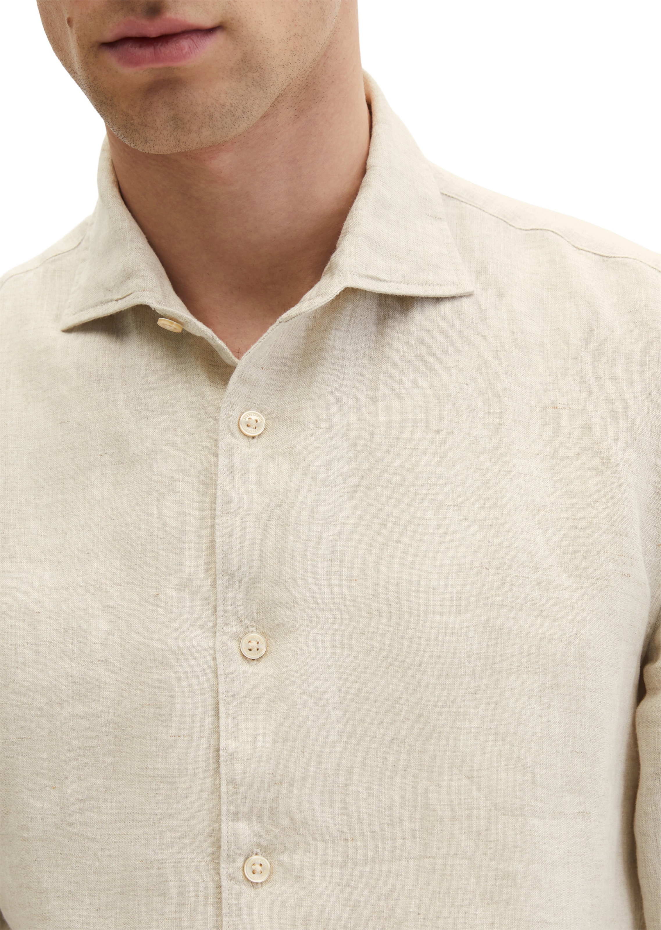 Marc O'Polo Regular fit Overhemd in Beige