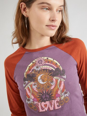 T-shirt BRAVE SOUL en violet