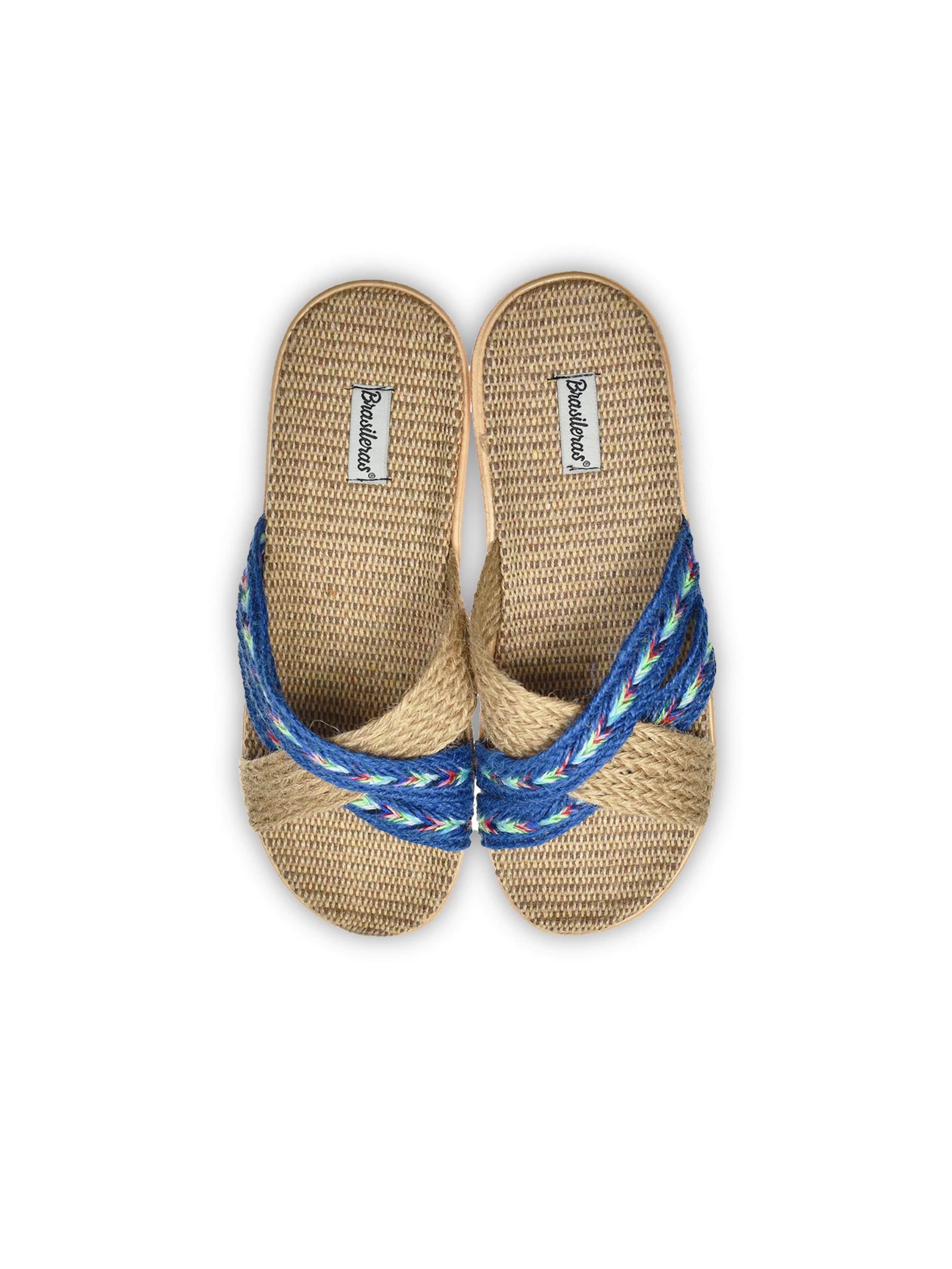 Sandales 'Tren Loom' Brasileras en bleu