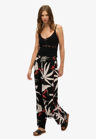 Superdry Wide leg Trousers in Blue