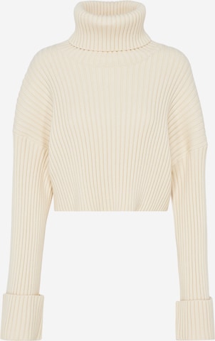 Pullover 'Anna' di Lezu in beige: frontale