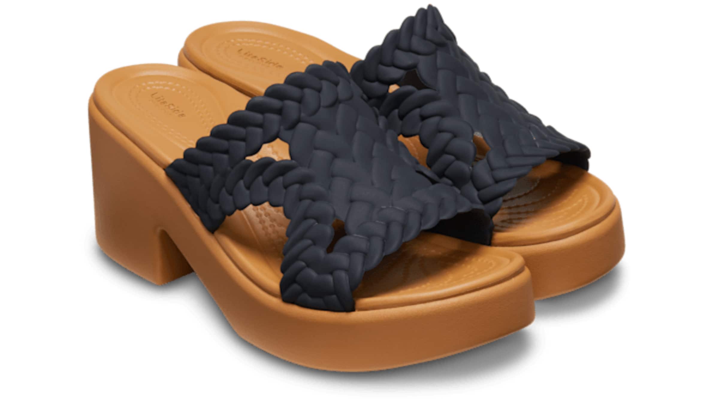 Crocs Šľapky 'Brooklyn' - Čierna