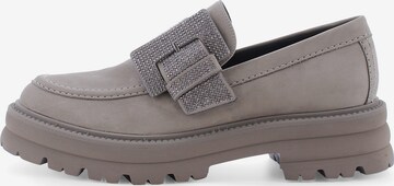 Kennel & Schmenger Classic Flats 'Blast' in Grey: front