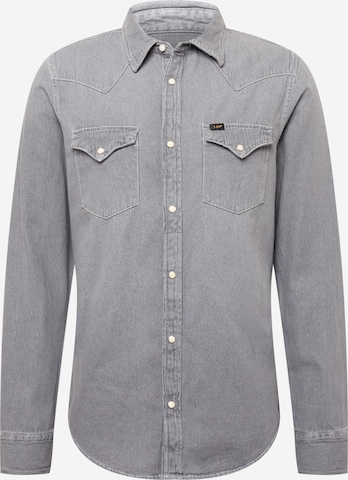 Lee Regular fit Button Up Shirt 'WESTERN' in Grey: front