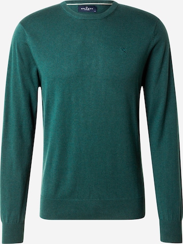 Hackett London Sveter - Zelená: predná strana