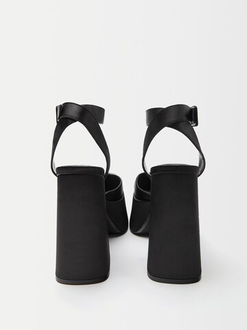 Bershka Sandals in Black