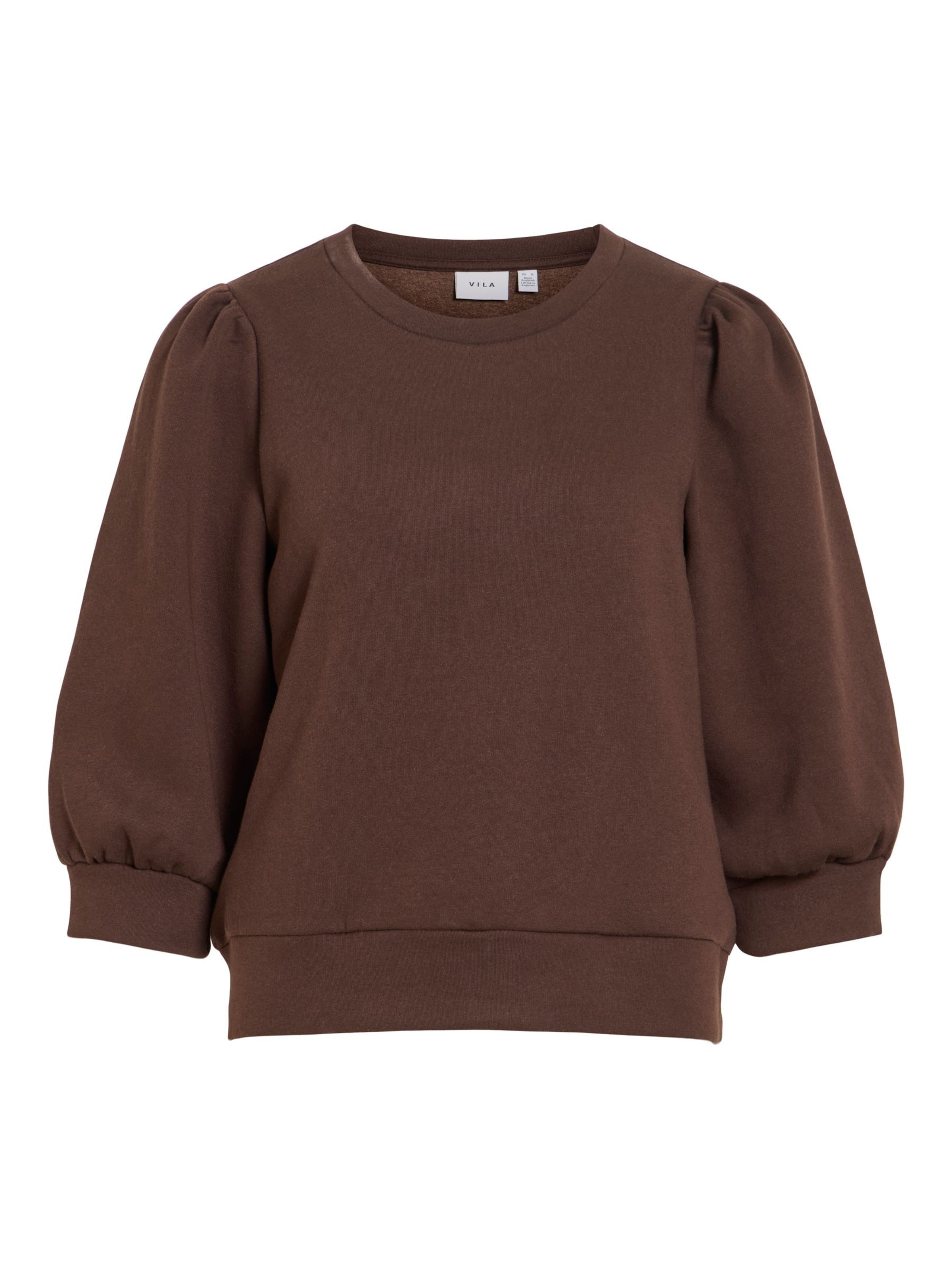 Felpa 'VIVera' di VILA in marrone: frontale