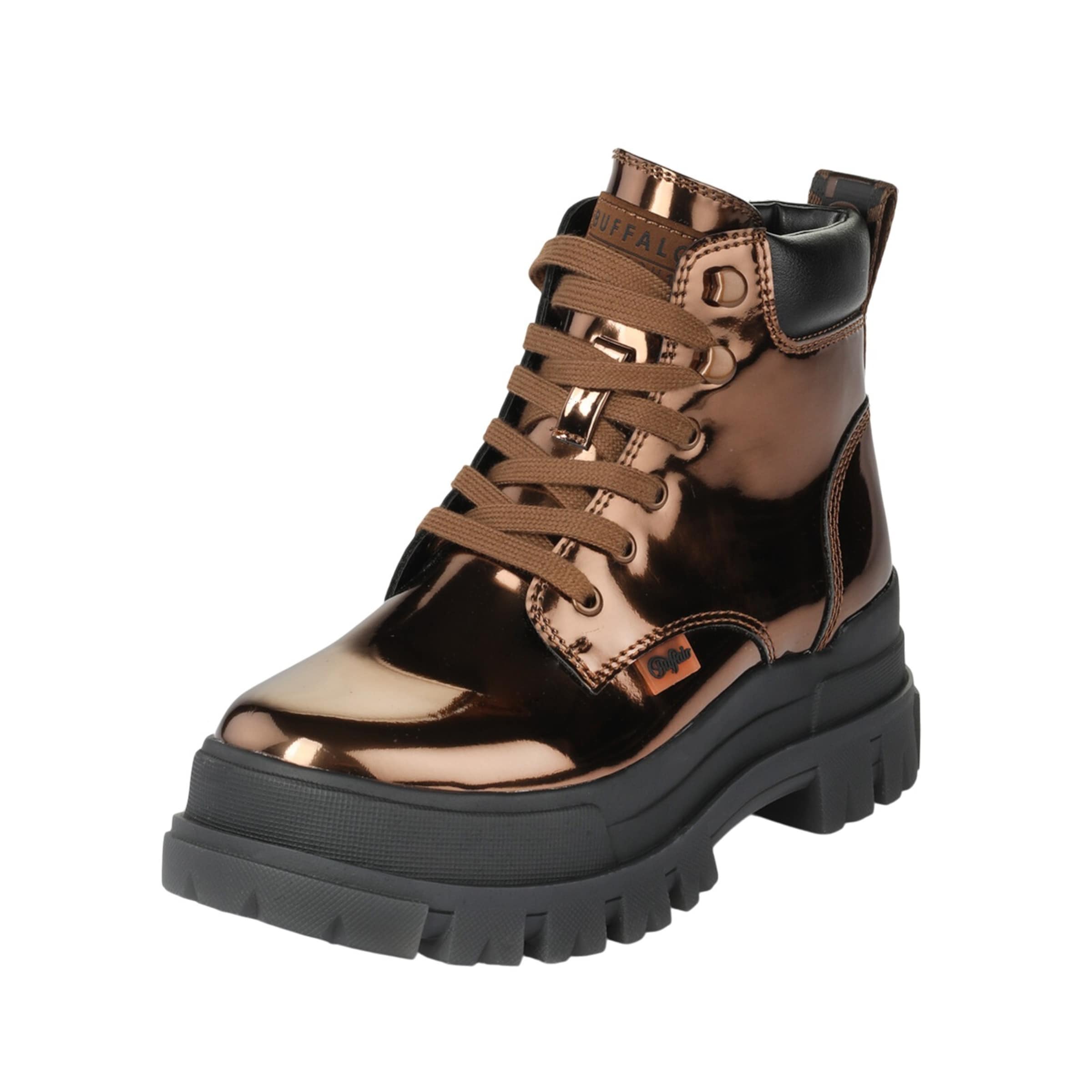 Bottines à lacets 'Aspha' BUFFALO en bronze : devant