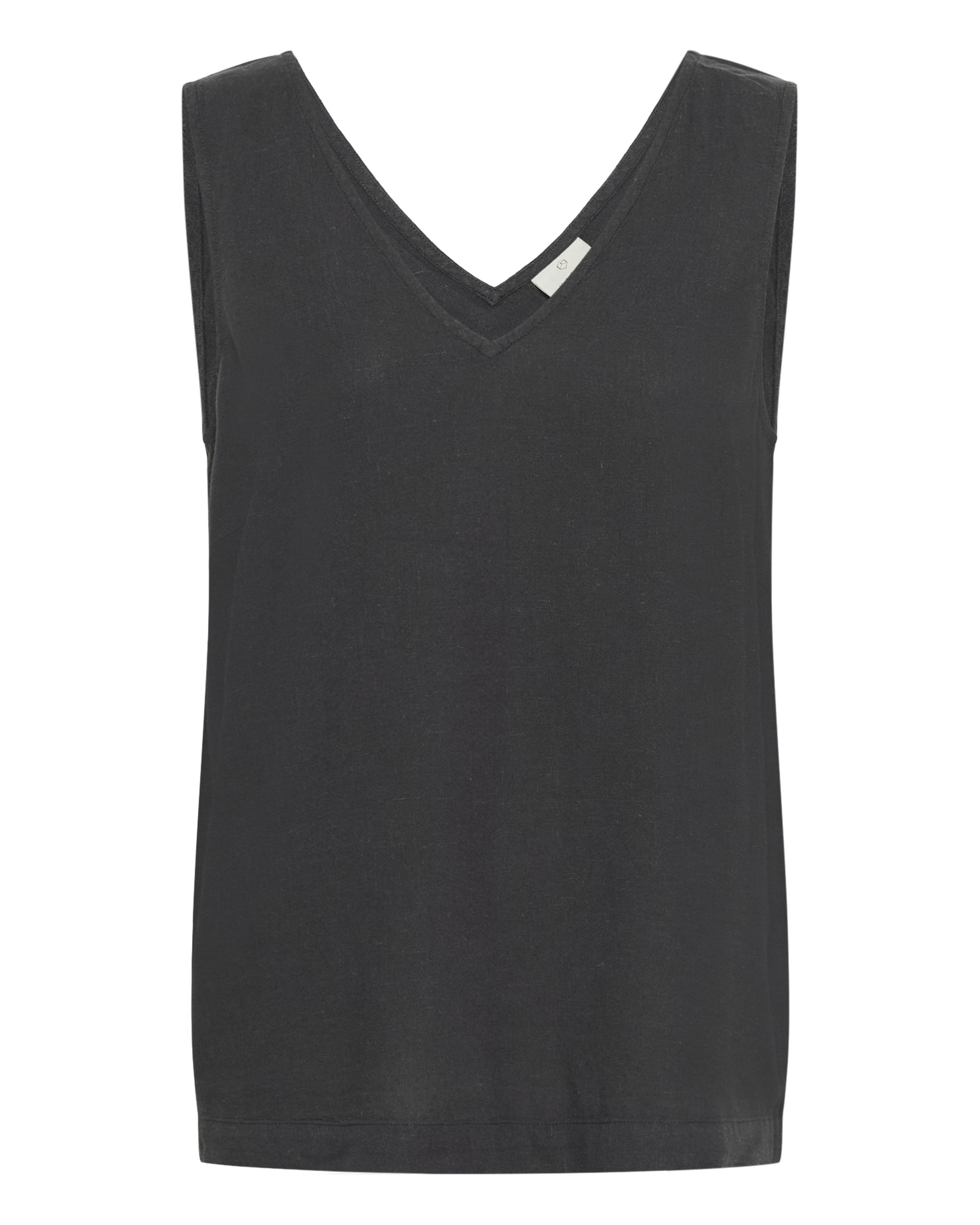 Kaffe Pluus 'Milia', värv must: eest vaates