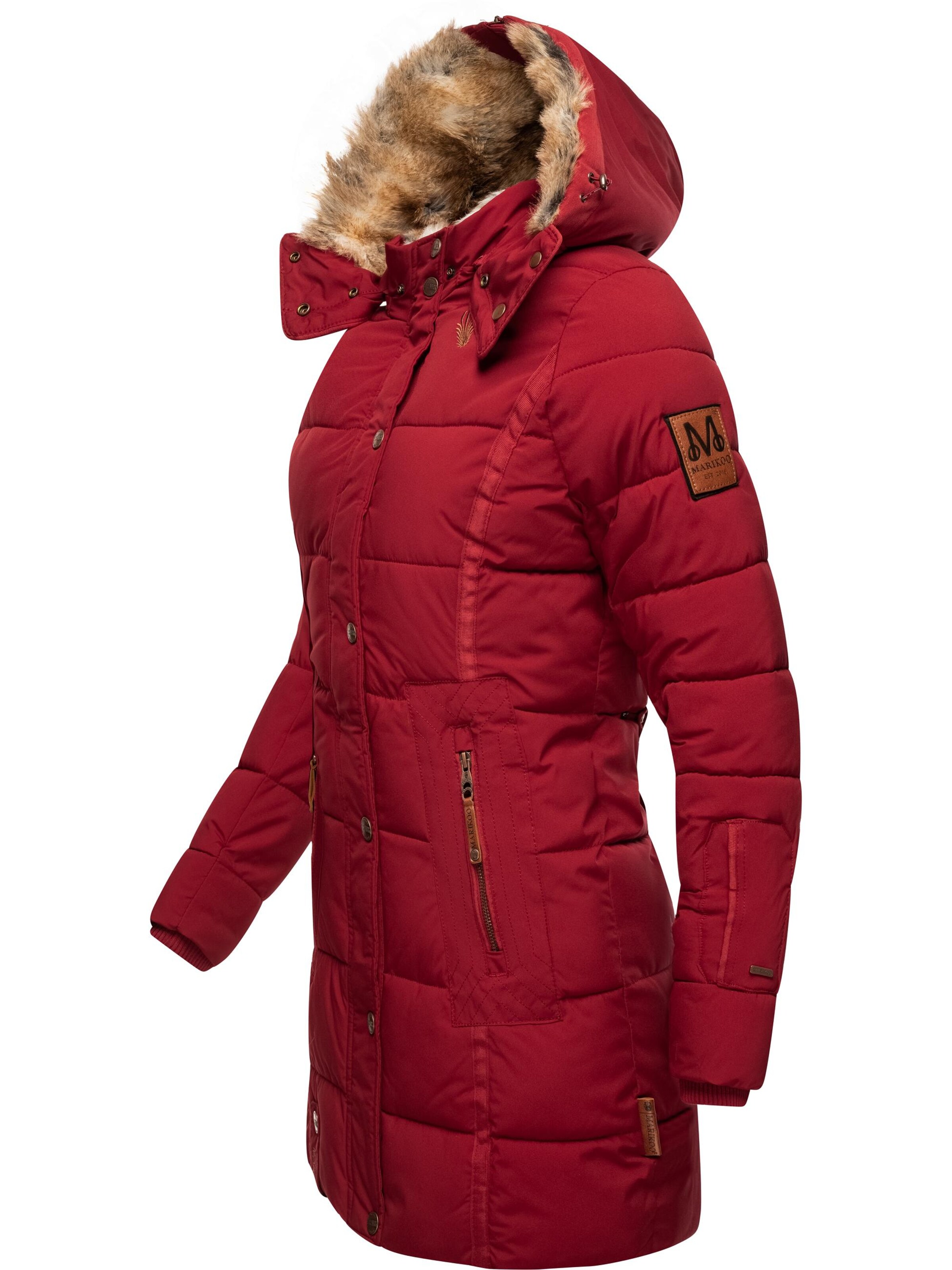 MARIKOO Winter coat in Red