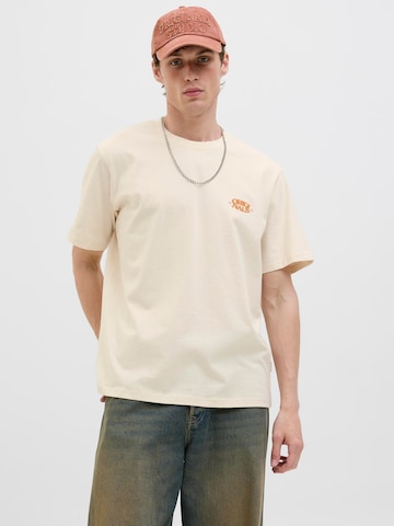 JACK & JONES Футболка в Бежевый: спереди