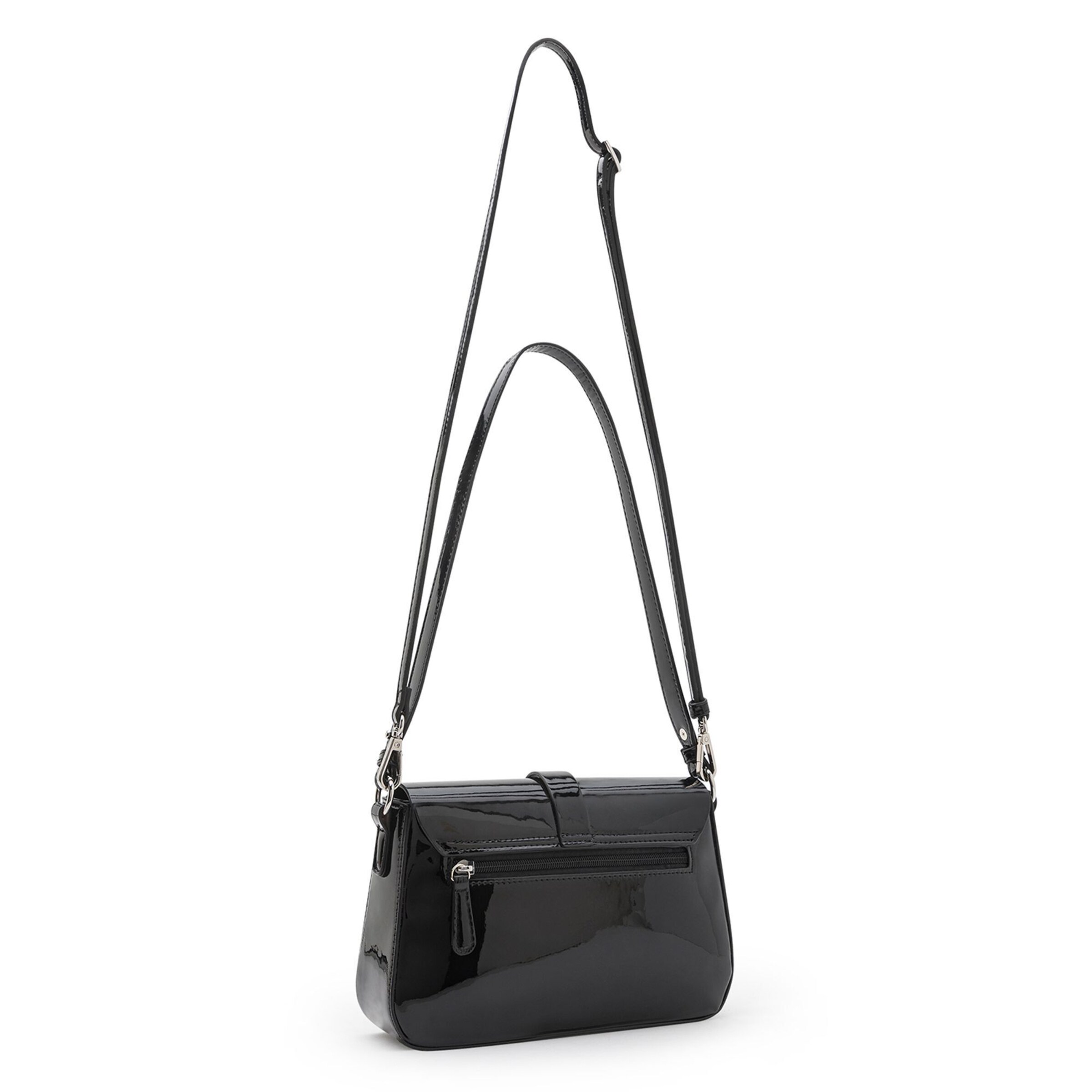 L.CREDI Schoudertas 'Osara' in Zwart