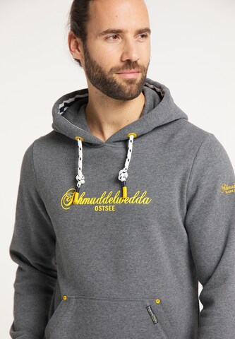 Schmuddelwedda Hoodie 'Ostsee' in Grau