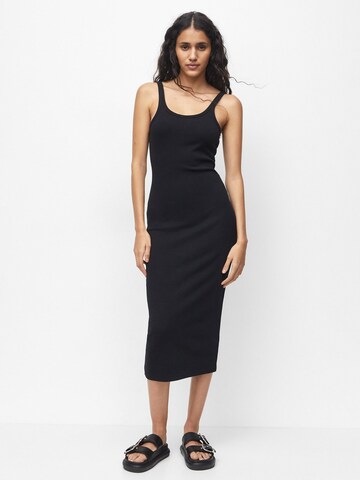Pull&BearLjetna haljina - crna boja: prednji dio