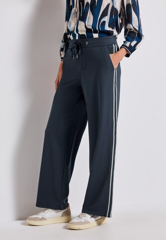 STREET ONE Loosefit Hose in Blau: Vorderseite