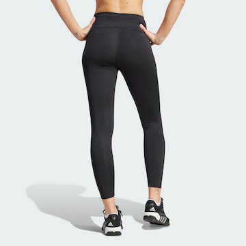 ADIDAS PERFORMANCE Skinny Workout Pants 'Optime Power' in Black