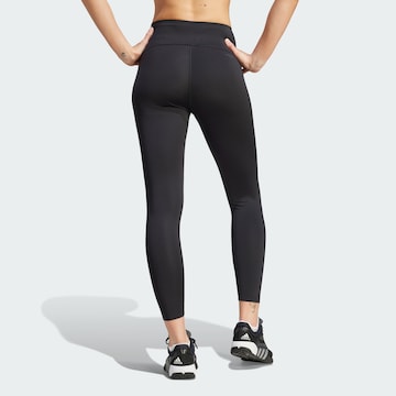 ADIDAS PERFORMANCE Skinny Sportovní kalhoty 'Optime Power' – černá