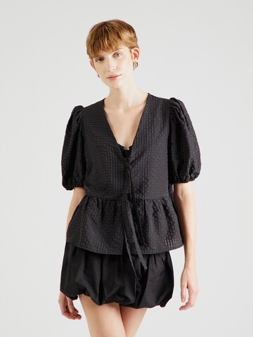 Camicia da donna 'ENGA' di SISTERS POINT in nero: frontale