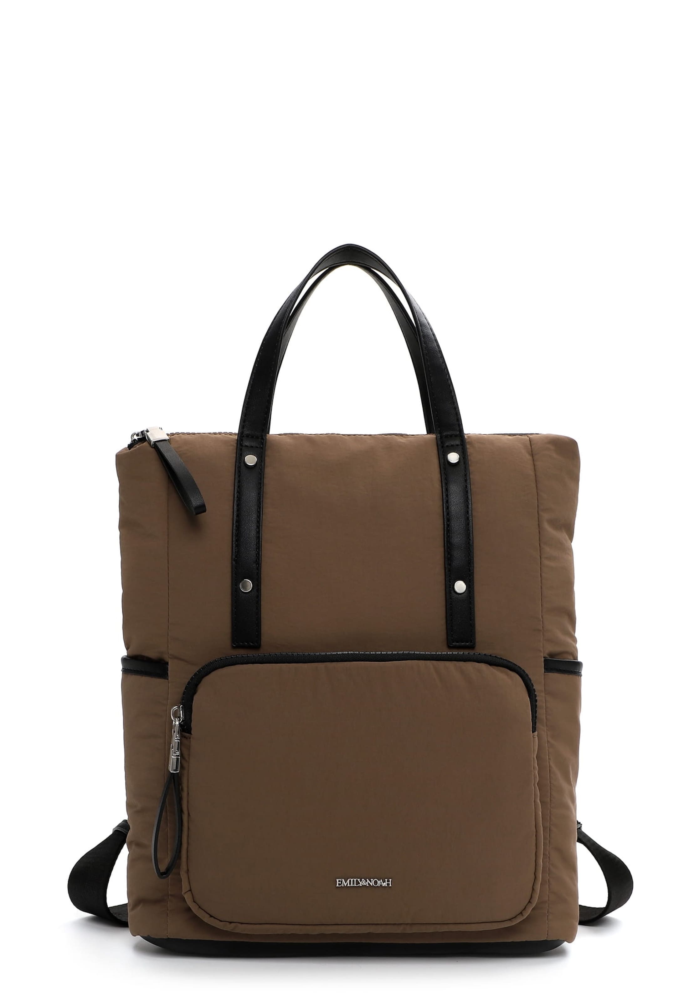 Emily & Noah Backpack ' E&N Hazel ' in Beige: front