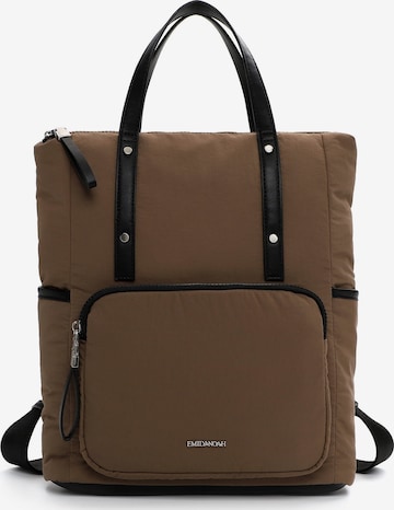 Sac à dos ' E&N Hazel ' Emily & Noah en beige : devant