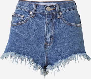 GLAMOROUS Slimfit Jeans in Blauw: voorkant