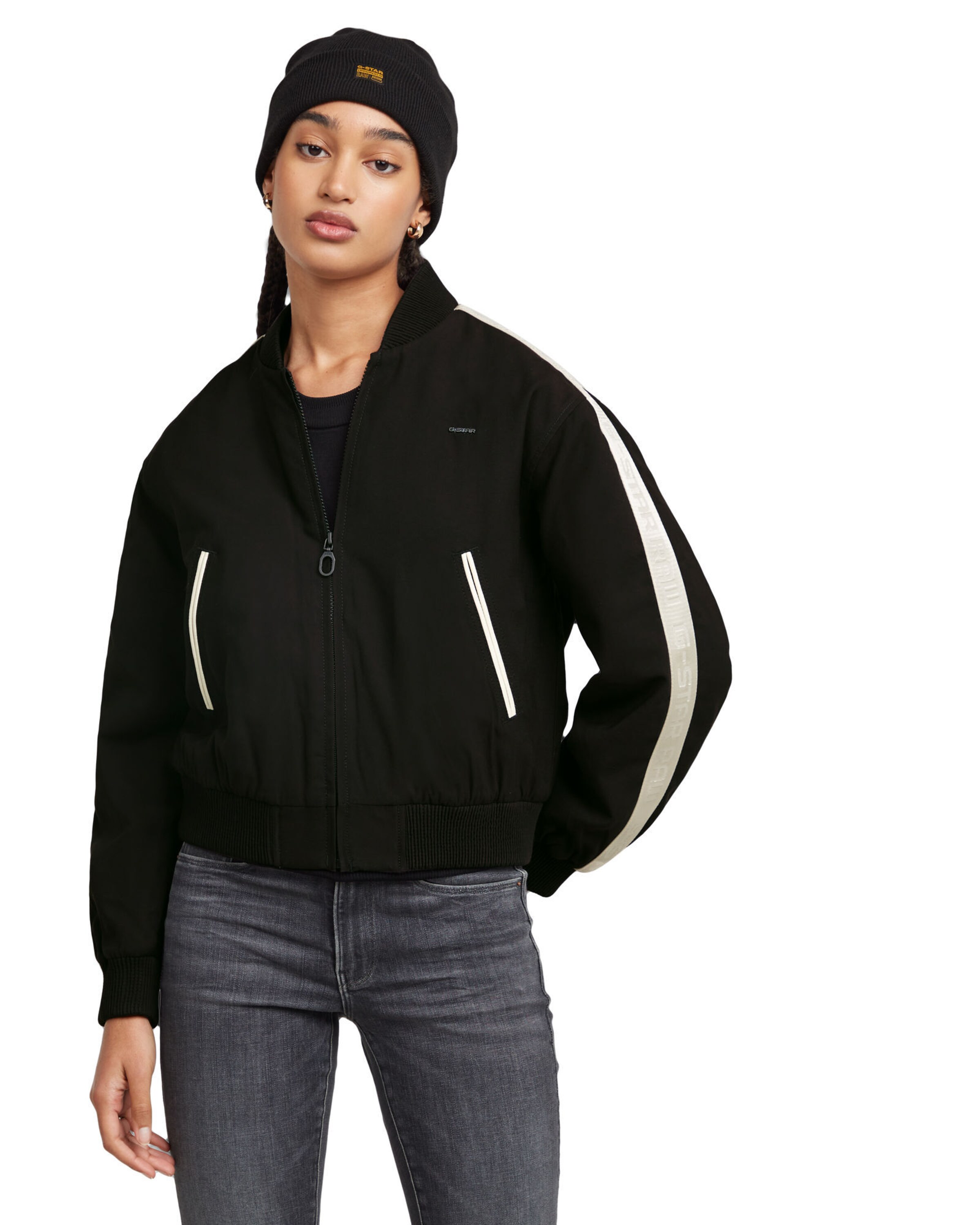 G-STAR Jacke in Schwarz: Vorderseite