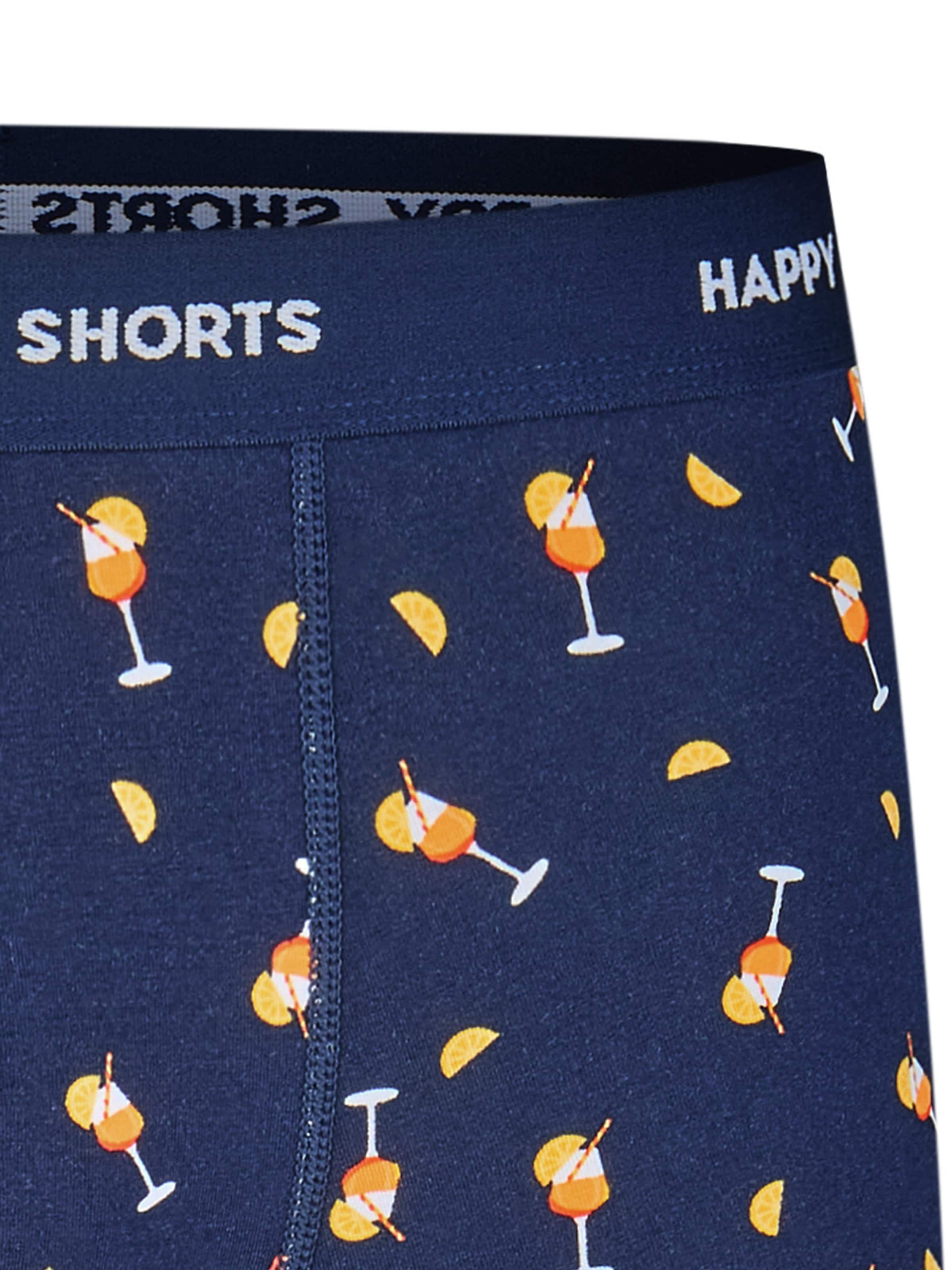 Happy Shorts - Boxers ' Jersey ' em azul
