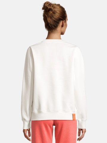 Sweat-shirt 'RABHAHN - UNI' salzhaut en blanc