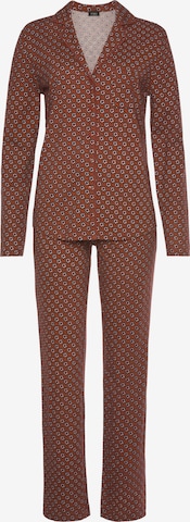 VIVANCE Pajama 'Dreams' in Brown: front