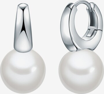 Boucles d'oreilles Yokoamii en argent : devant