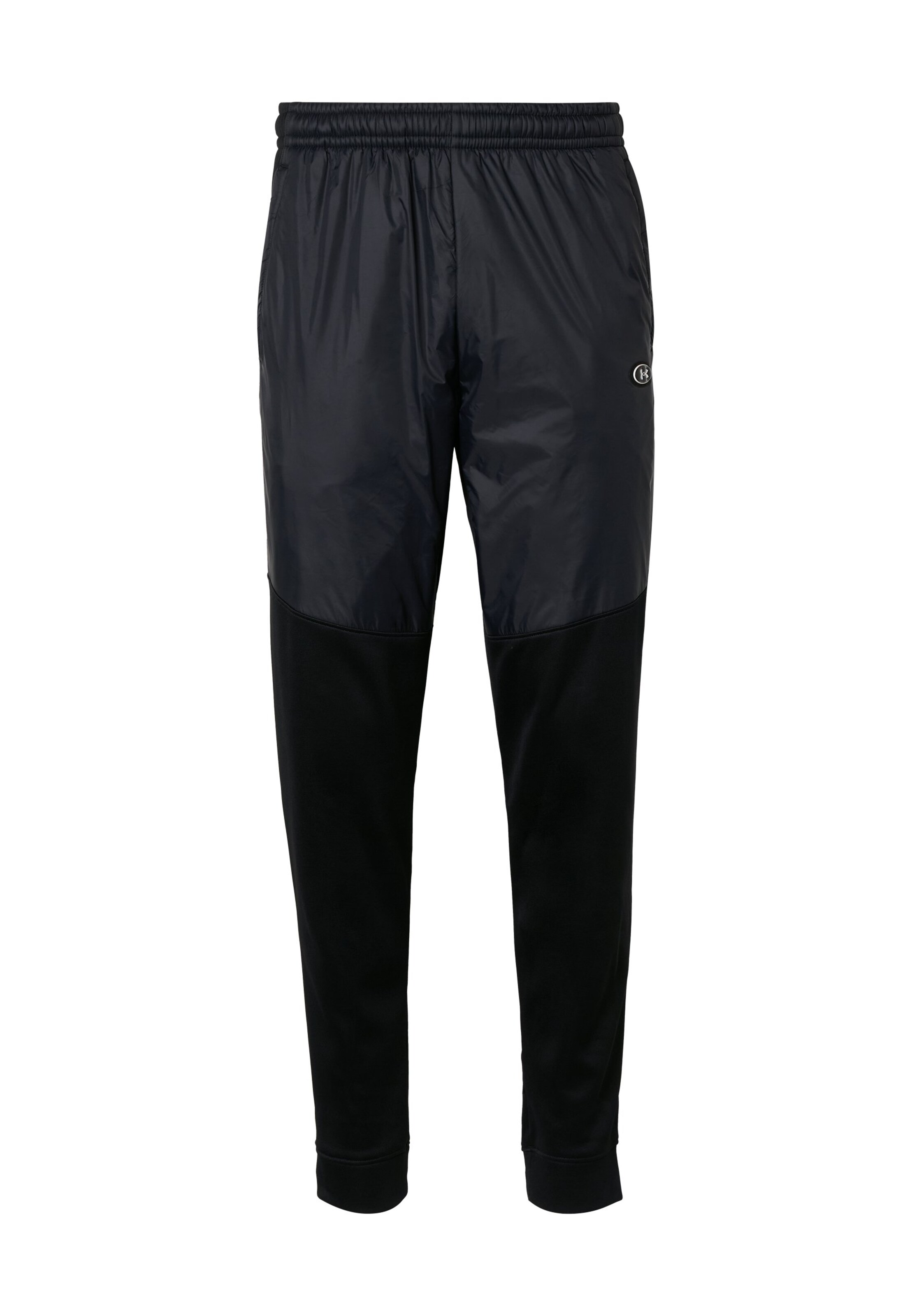 juoda UNDER ARMOUR Siaurėjantis Sportinės kelnės 'Fleece® Utility': priekis
