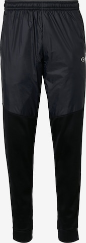 UNDER ARMOUR Tapered Sports trousers 'Fleece® Utility' in Black: front