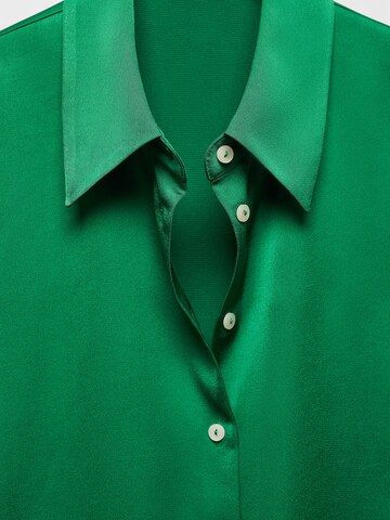 MANGO Blouse 'Ideale' in Groen