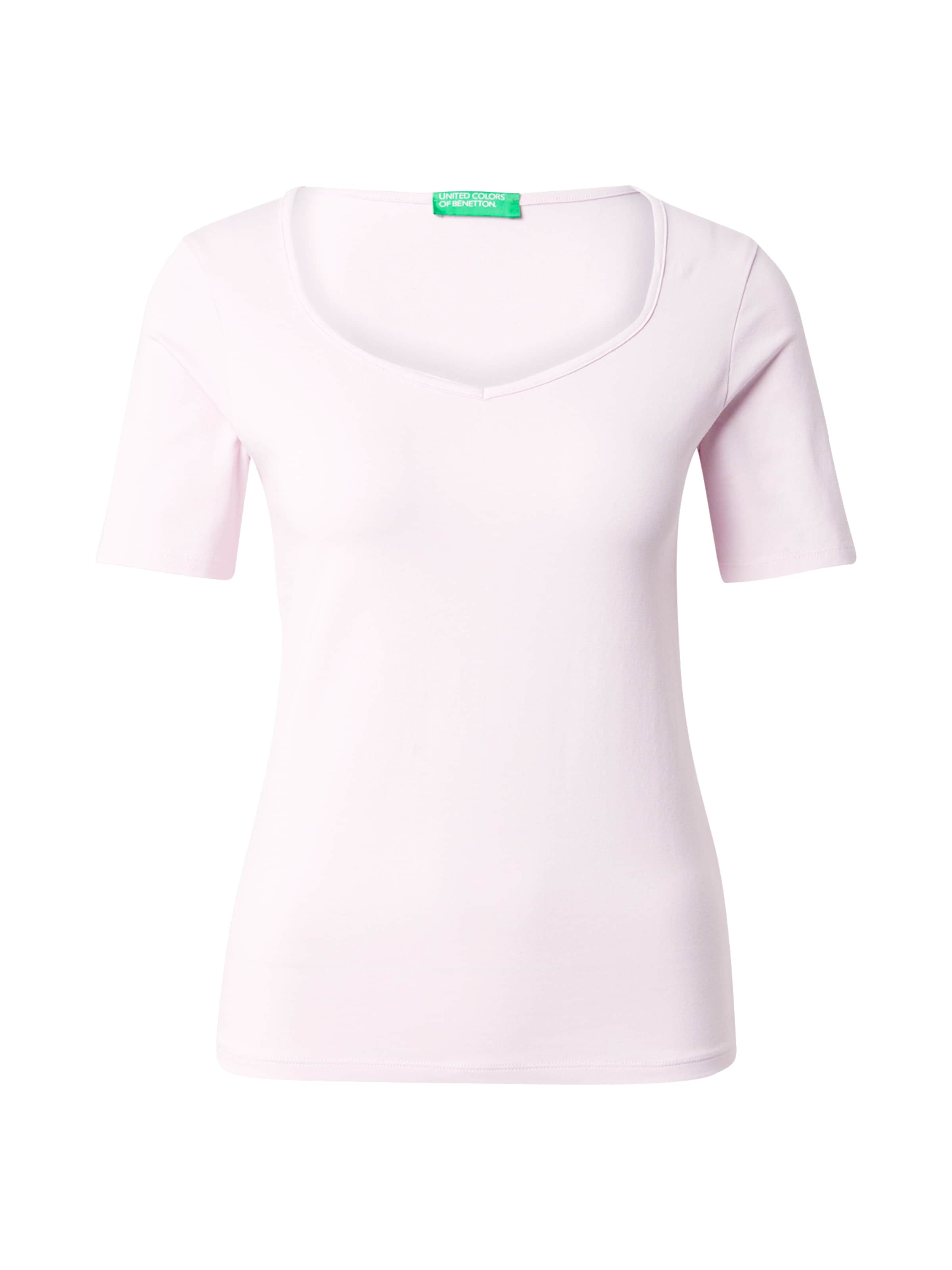 UNITED COLORS OF BENETTON - Camisa em rosa: frente