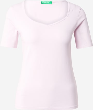 UNITED COLORS OF BENETTON T-Shirt in Pink: Vorderseite