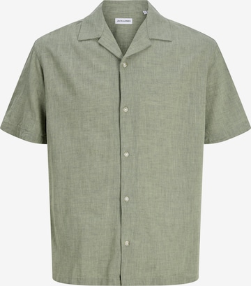 JACK & JONES Comfort Fit Hemd 'JJESUMMER' in Grün: Vorderseite