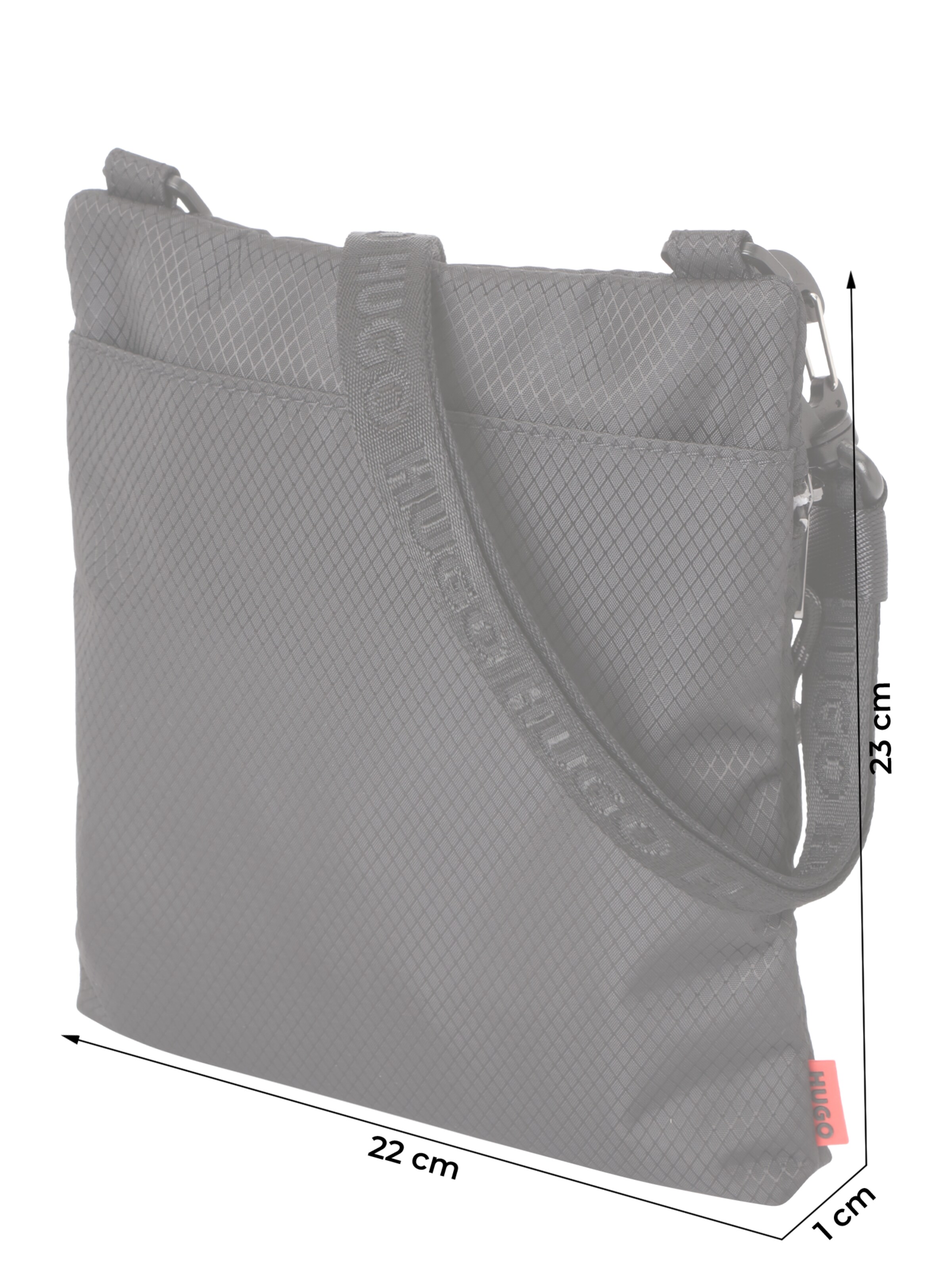 HUGOTorba preko ramena 'Malick' - crna boja