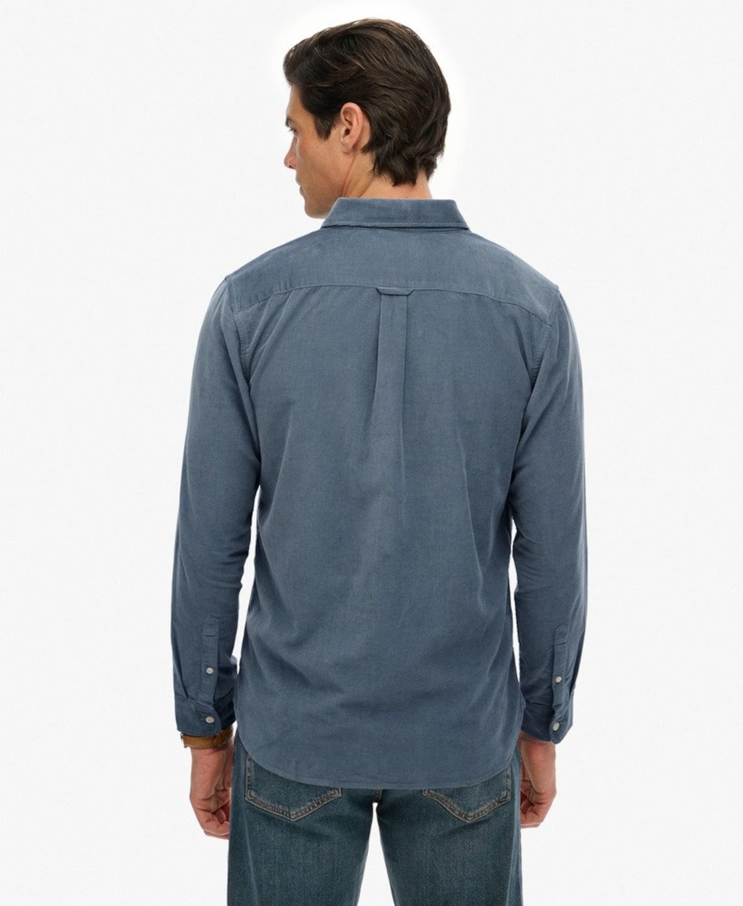 Coupe regular Chemise Superdry & Co en bleu
