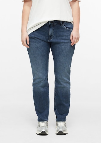 Regular Jean QS en bleu : devant