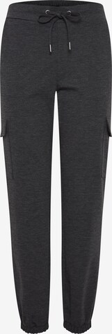 Oxmo Tapered Cargohose 'Henni' in Grau: predná strana