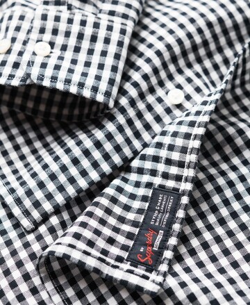 Superdry Regular fit Button Up Shirt in Blue