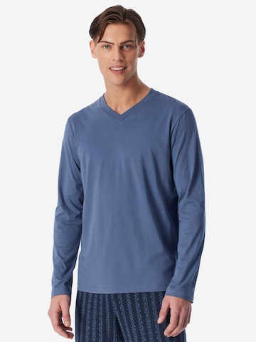 T-Shirt ' Mix Relax ' SCHIESSER en bleu : devant