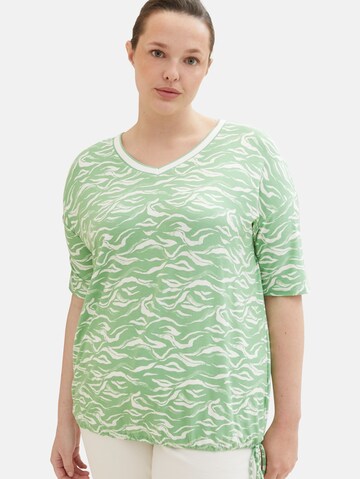 Tom Tailor Women + Majica | zelena barva