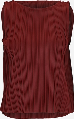 Vero Moda Petite Top 'VMINES' | rjava barva: sprednja stran