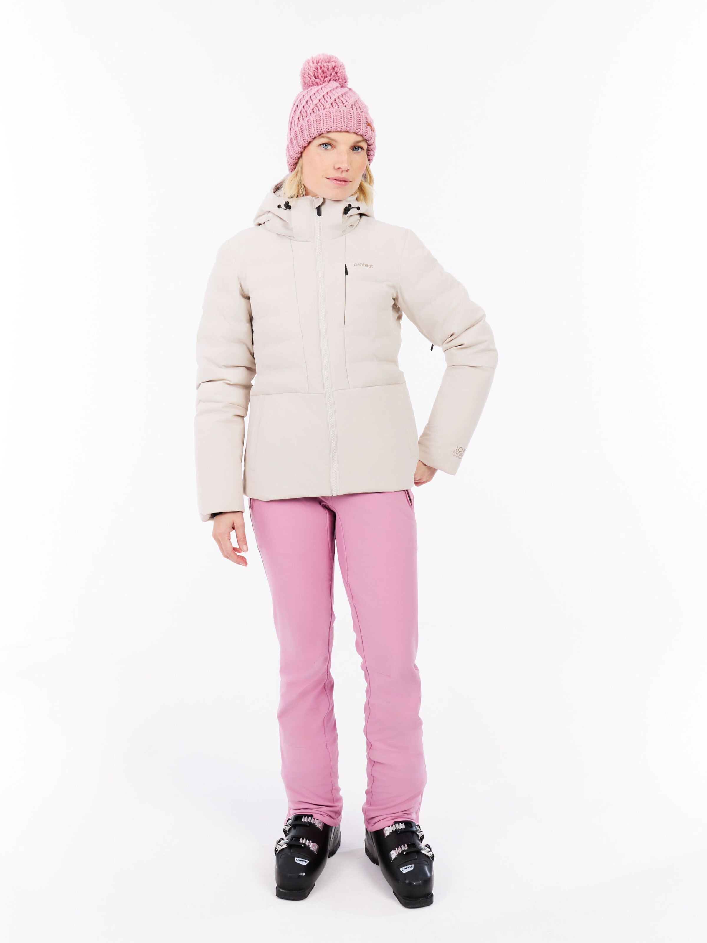PROTEST Athletic Jacket 'PRTHazely' in White